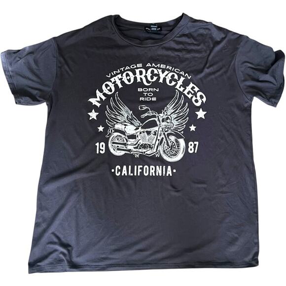 Street Society Women’s Motorcycle T-Shirt Gray Size Large - Picture 1 of 5